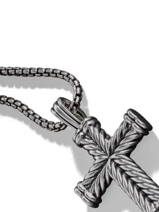 chevron cross necklace展示图