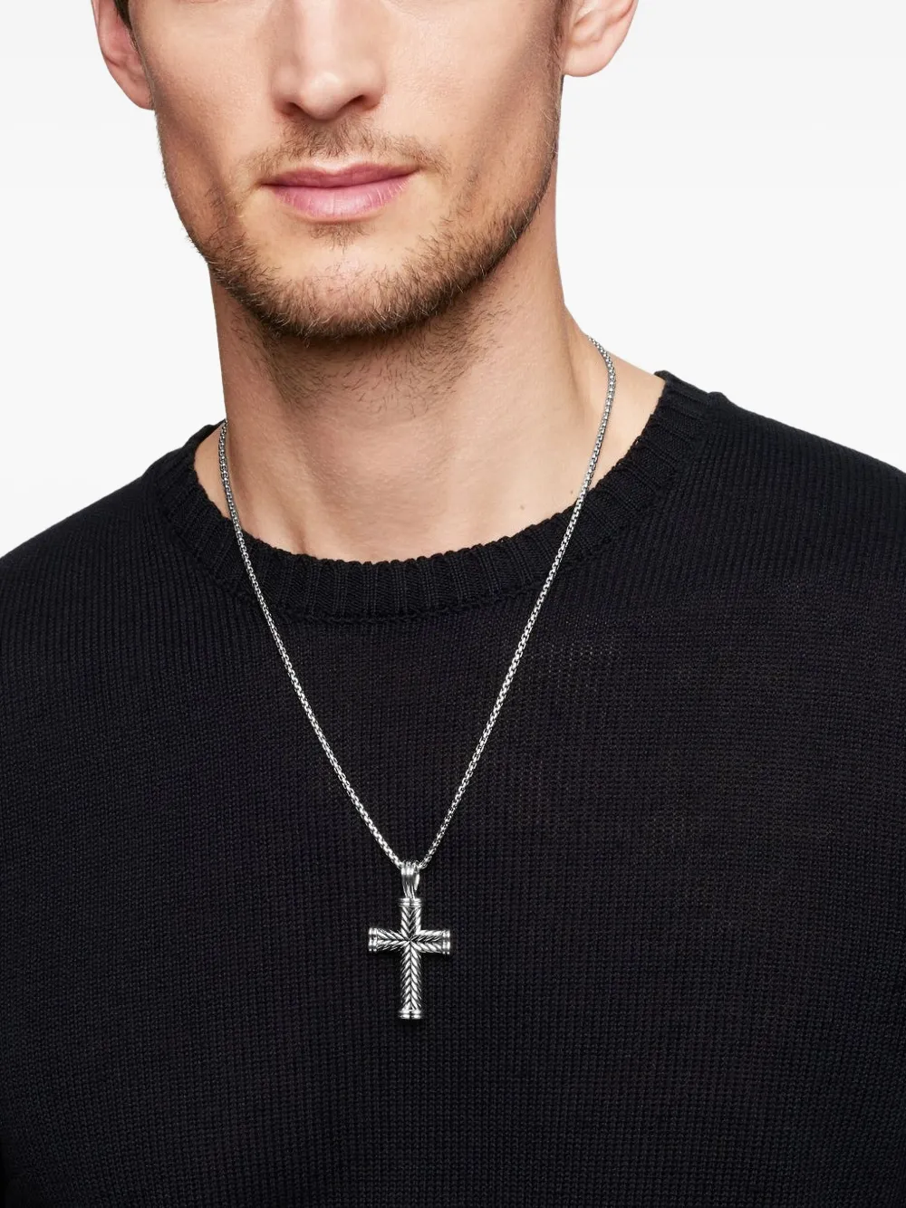 David Yurman pendentif en argent à chevrons | Image 2