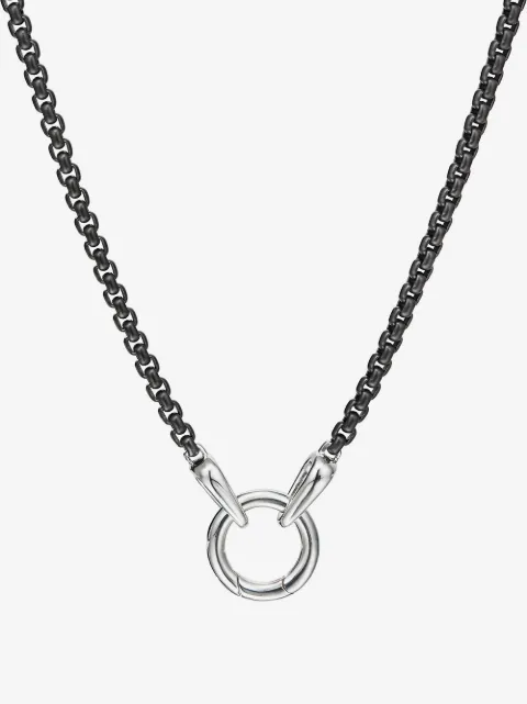 David Yurman collier Smooth Amulet à maille vénitienne (2,7 mm)