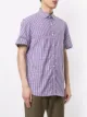 Kent & Curwen gingham check shortsleeve shirt