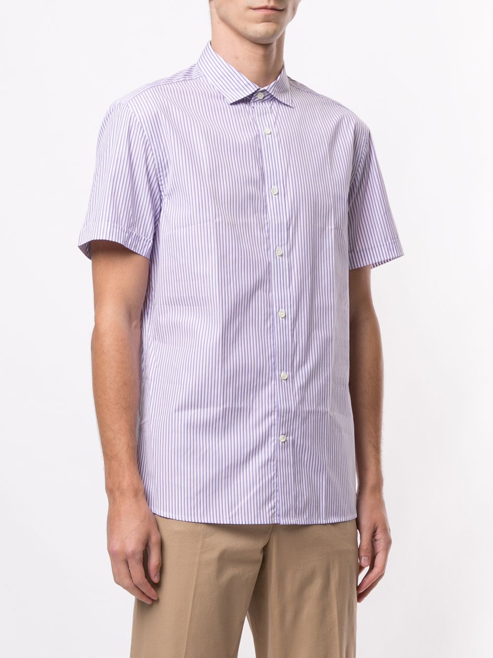 фото Kent & curwen striped short sleeve shirt