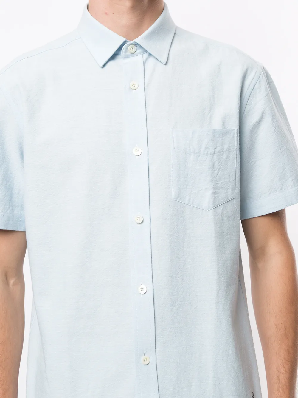 фото Kent & curwen short sleeved chest pocket shirt