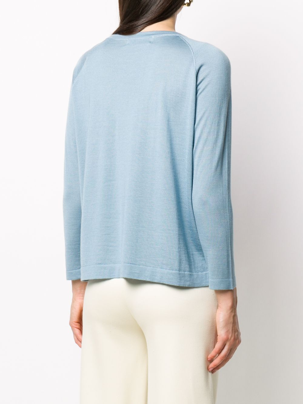 фото Lamberto losani round neck 3/4 sleeve jumper