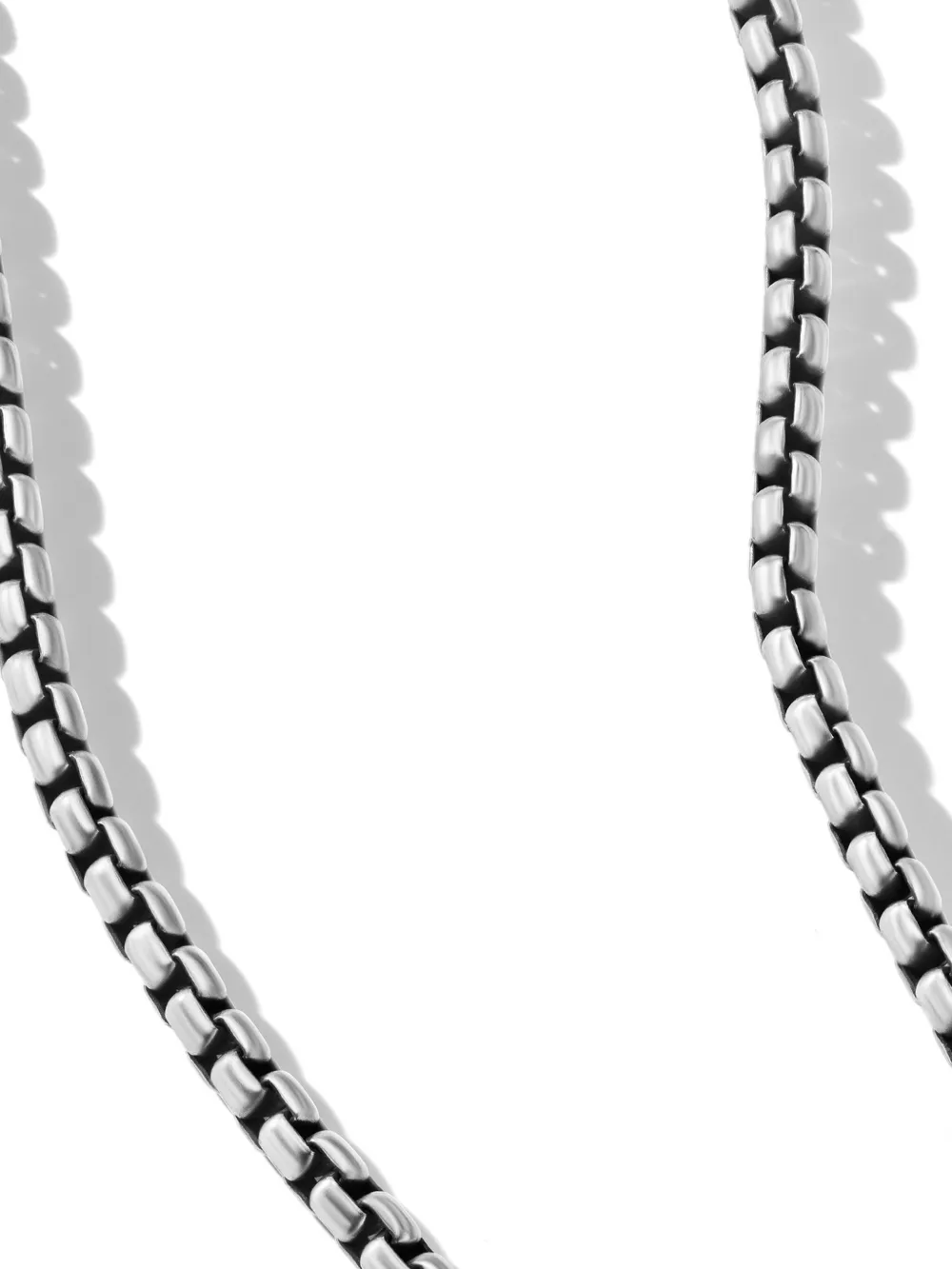 David Yurman ボックスチェーン ネックレス 22inch David Yurman Men's Box Chain Necklace in Silver, 2.7mm, 22