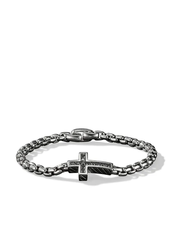 David Yurman Sideways Diamond Cross 