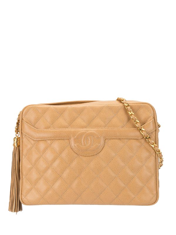 chanel camera bag beige