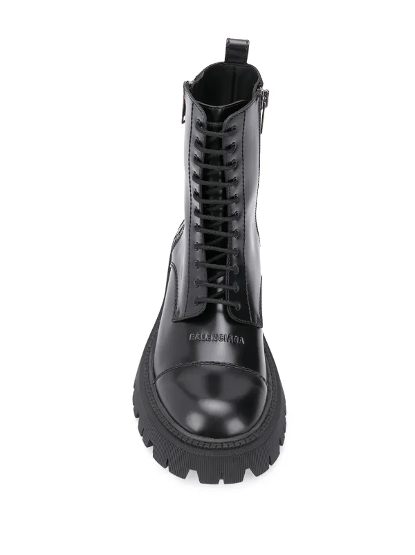 balenciaga boots black