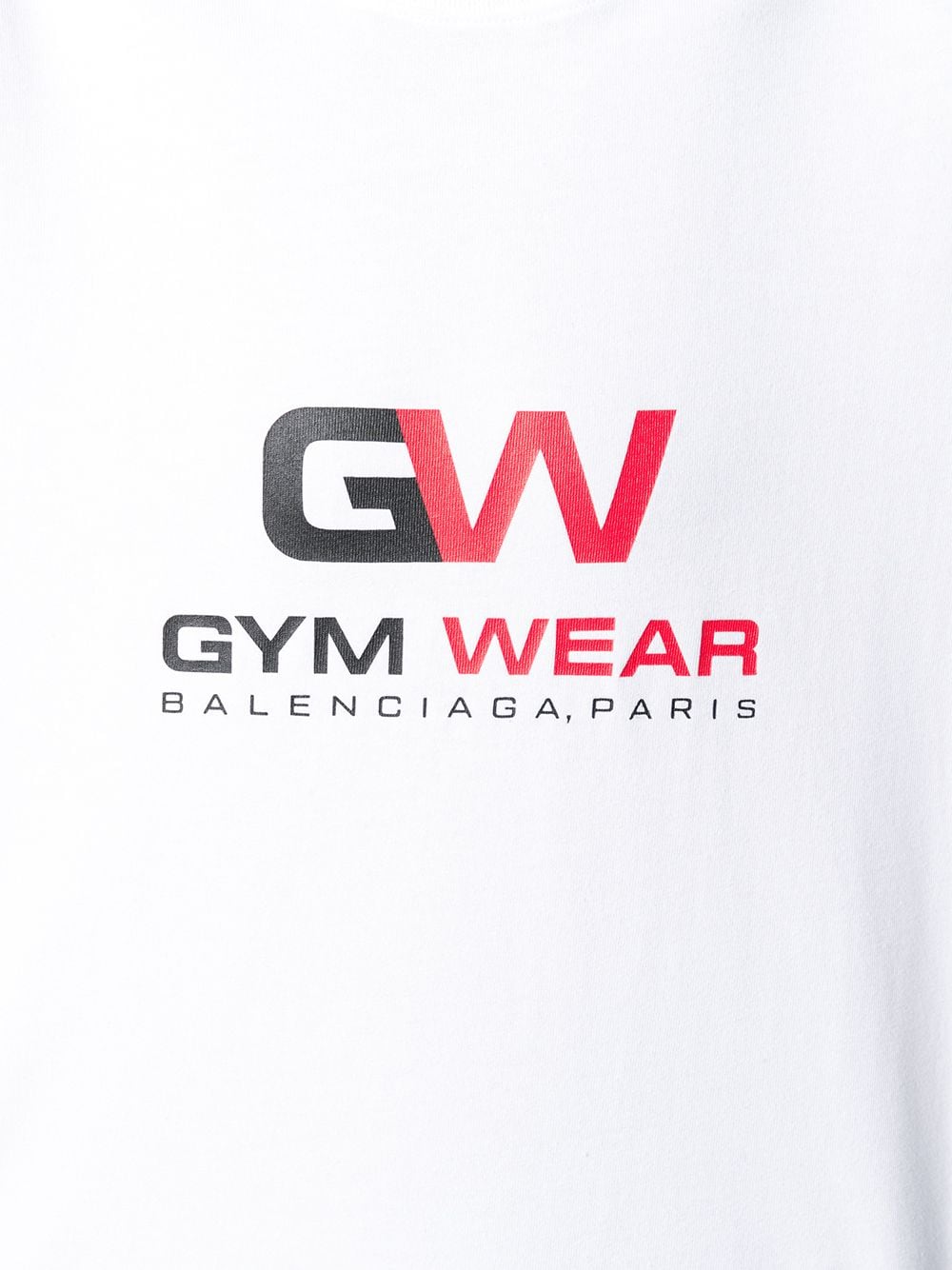фото Balenciaga футболка gym wear свободного кроя