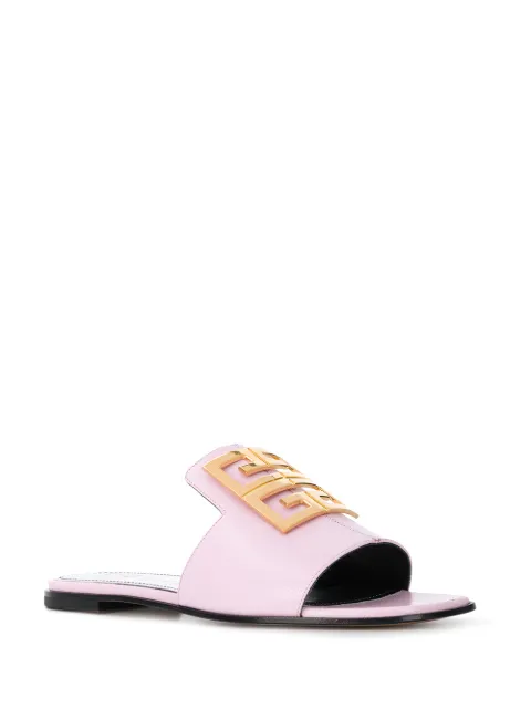 givenchy 4g flat leather sandals