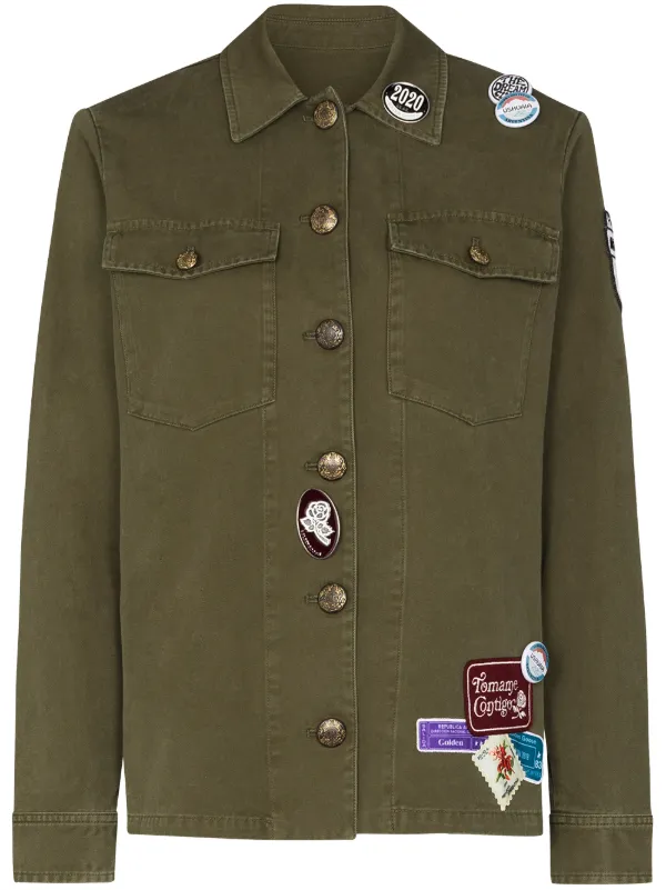 army patch jacket