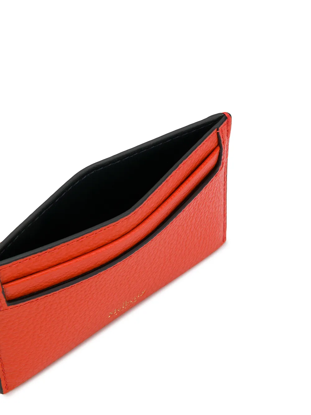 Mulberry Pasjeshouder met logo Oranje