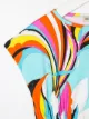 Emilio Pucci Junior abstract patterned T-shirt dress