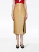 Gucci leather pencil skirt