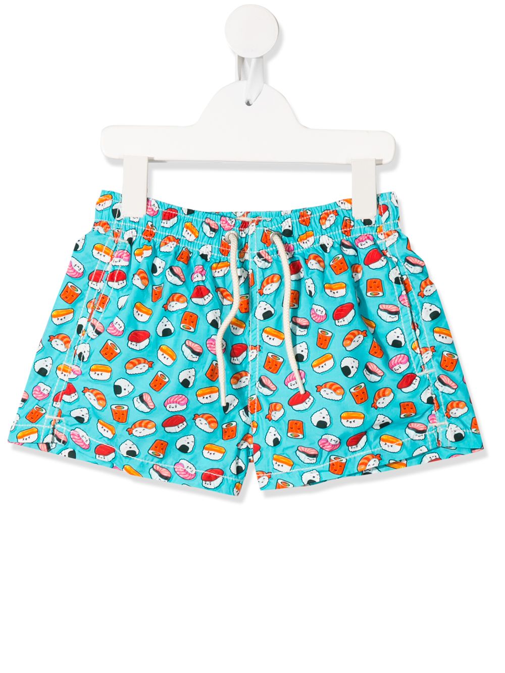 фото Mc2 saint barth kids sushi print swim shorts