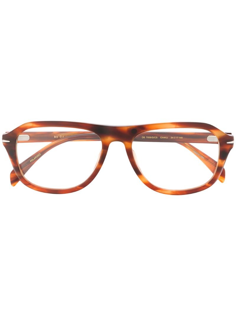 David Beckham Eyewear 7006/g/cs Square Frame Sunglasses In Brown | ModeSens