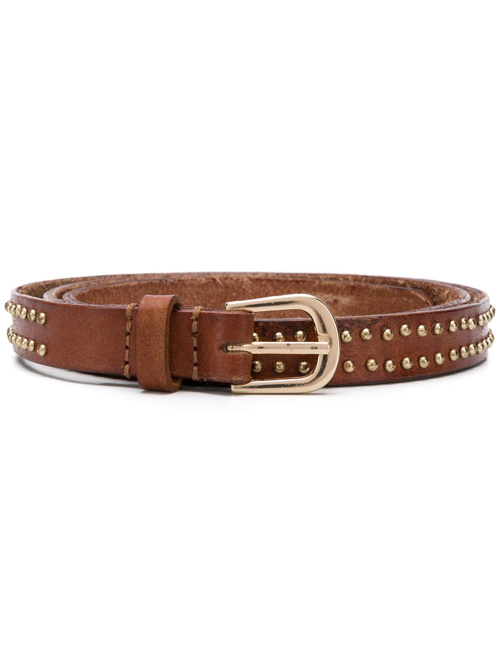 фото Mes demoiselles skinny studded leather belt