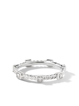 White gold stackable deals rings