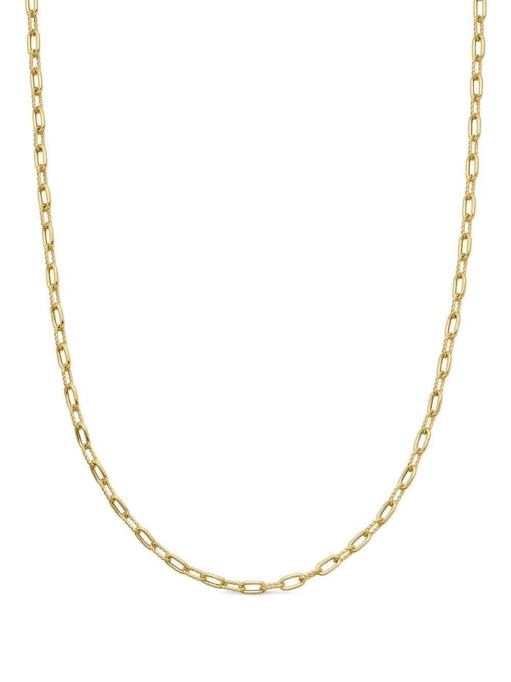 David Yurman 18K yellow gold 3mm Madison necklace · OS