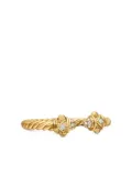 David Yurman 18kt yellow gold Renaissance diamond ring (2.3mm)