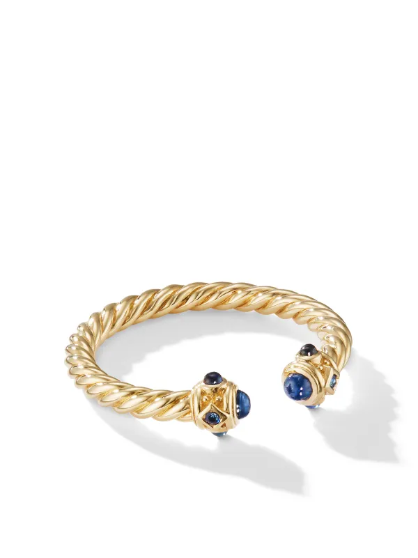 Gold ring cheap with sapphire