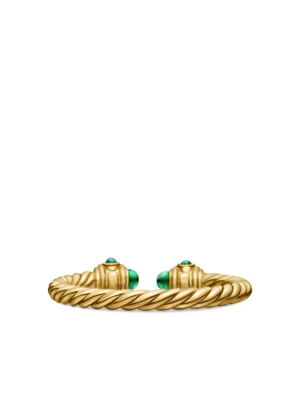 18kt Yellow Gold Renaissance Emerald Ring (2.3mm)