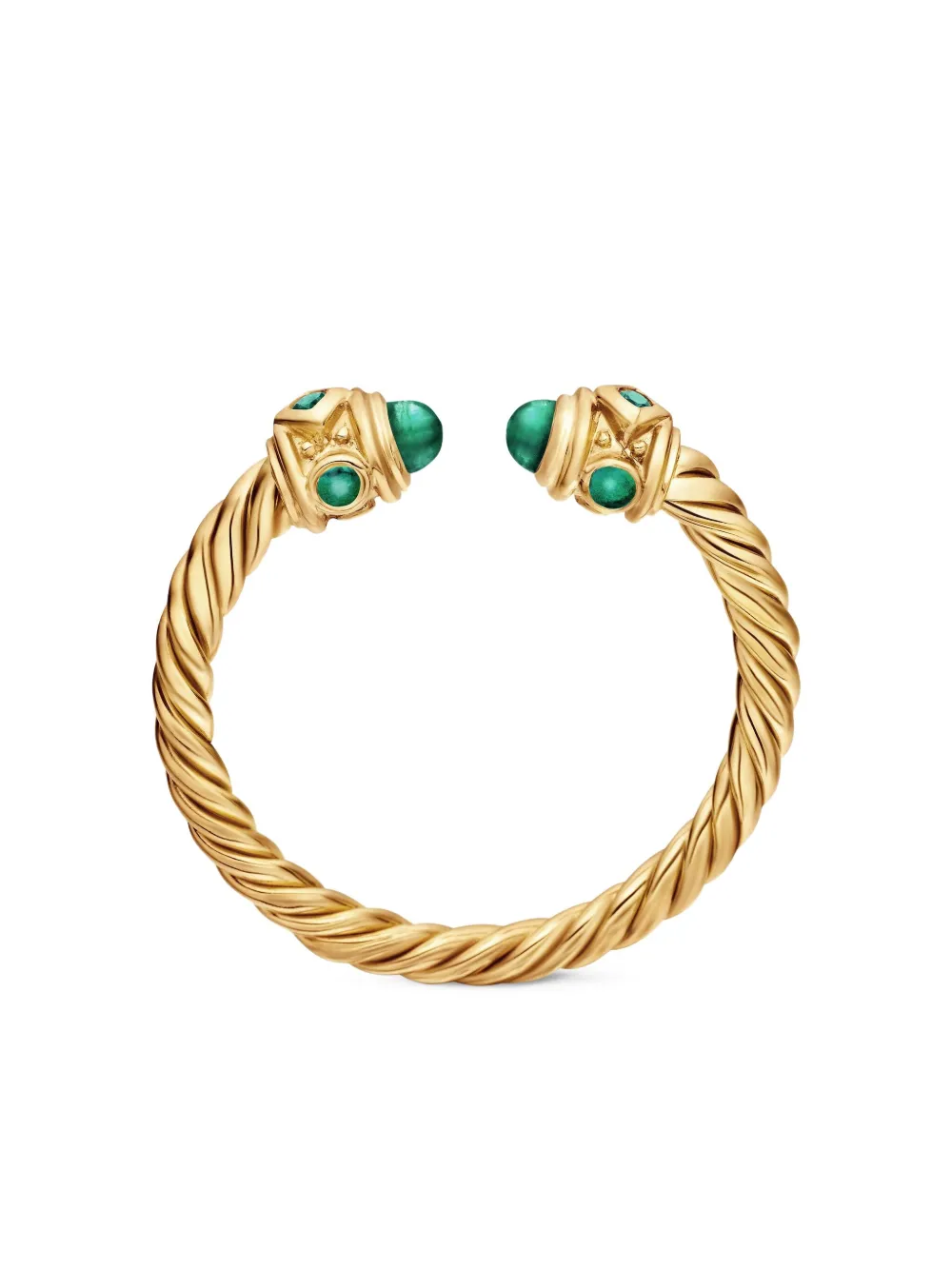 18kt Yellow Gold Renaissance Emerald Ring (2.3mm)