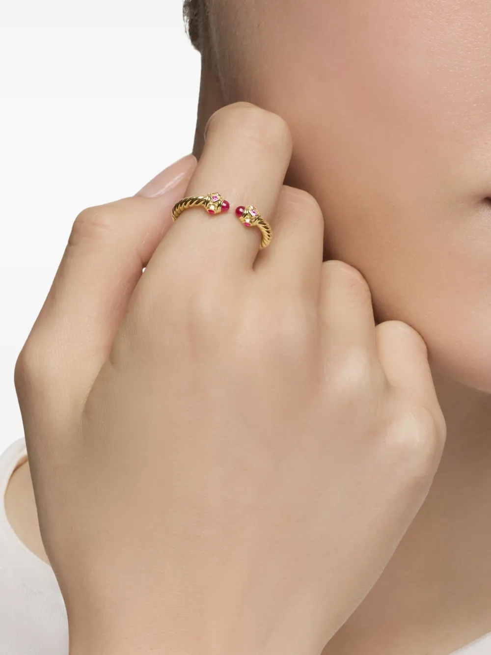 18kt Yellow Gold Renaissance Ruby Ring (2.3mm)
