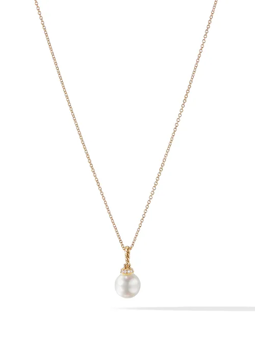Collier Solari en 18ct serti de perles et de diamants - David Yurman - Modalova