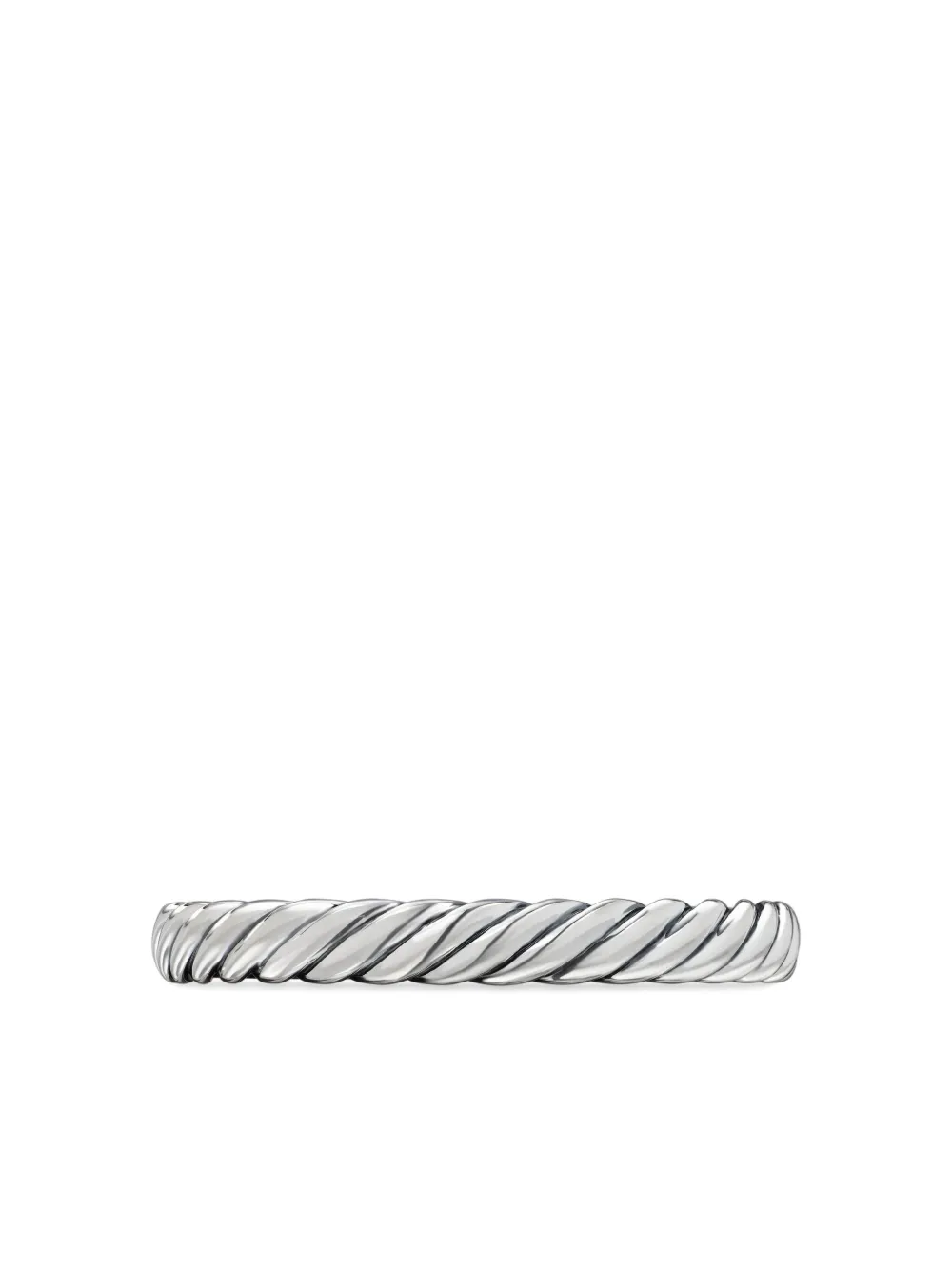 Sterling Silver Cable Collectibles Stack Ring (3mm)
