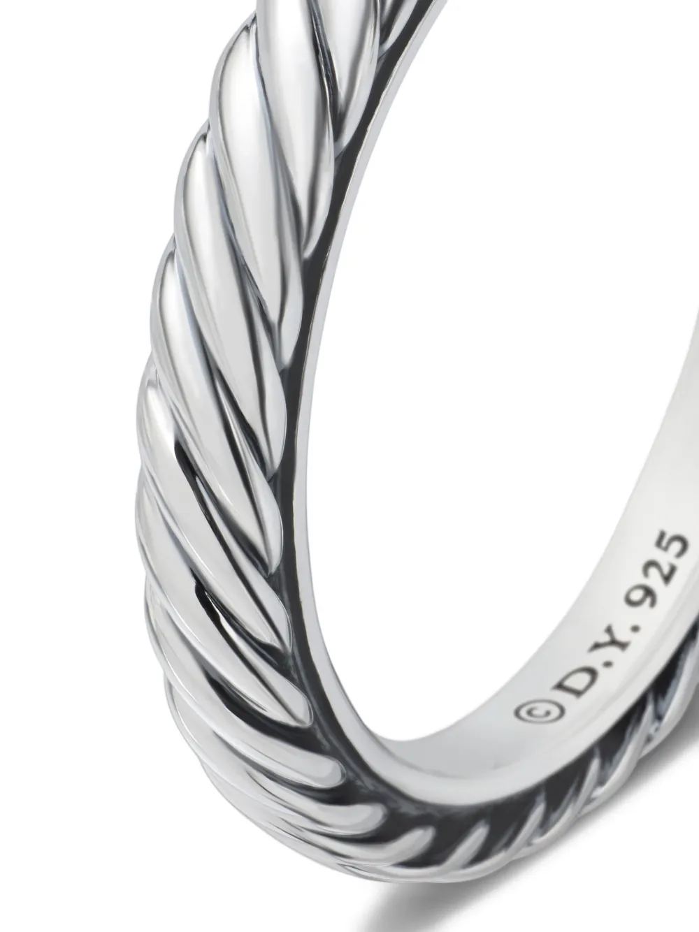 Sterling Silver Cable Collectibles Stack Ring (3mm)
