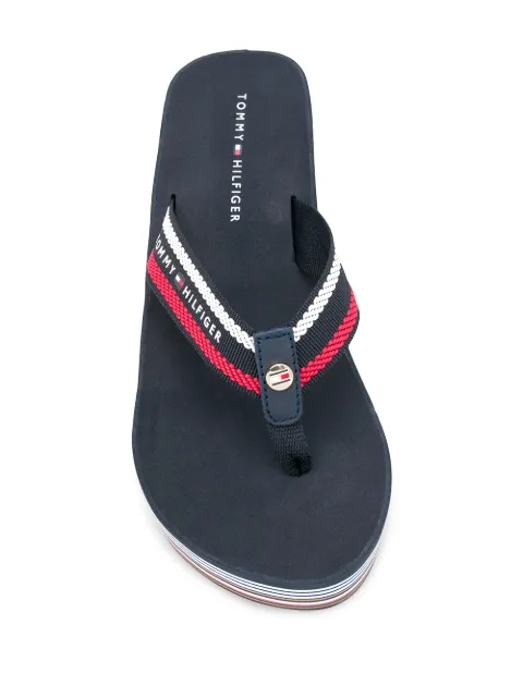 Tommy Hilfiger Stripe Detail Platform Sole flip-flops - Farfetch