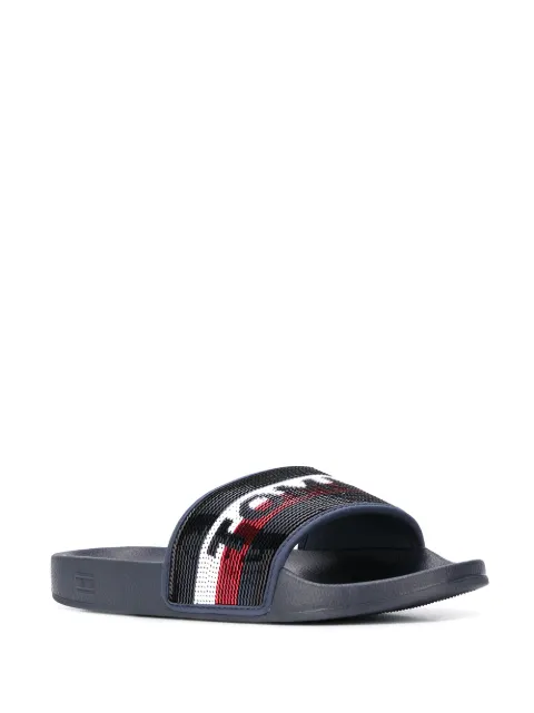 tommy hilfiger sequin sliders
