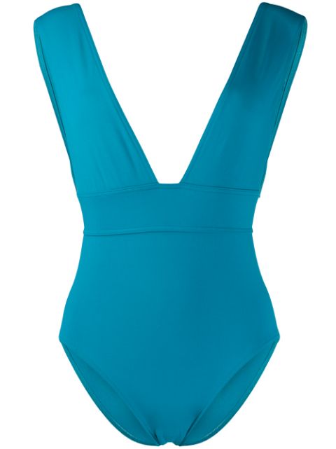 Shop Eres Pigment plunge one-piece swimsuit with Express Delivery ...