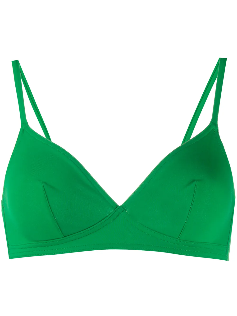 

ERES top de bikini con forma de triángulo - Verde