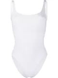 ERES stitched panel swimsuit - White