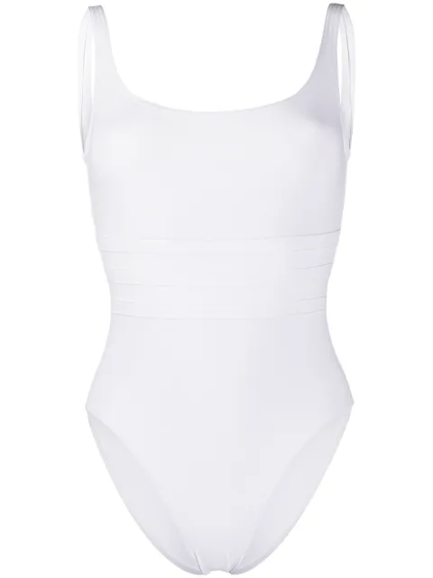 ERES stitched panel swimsuit