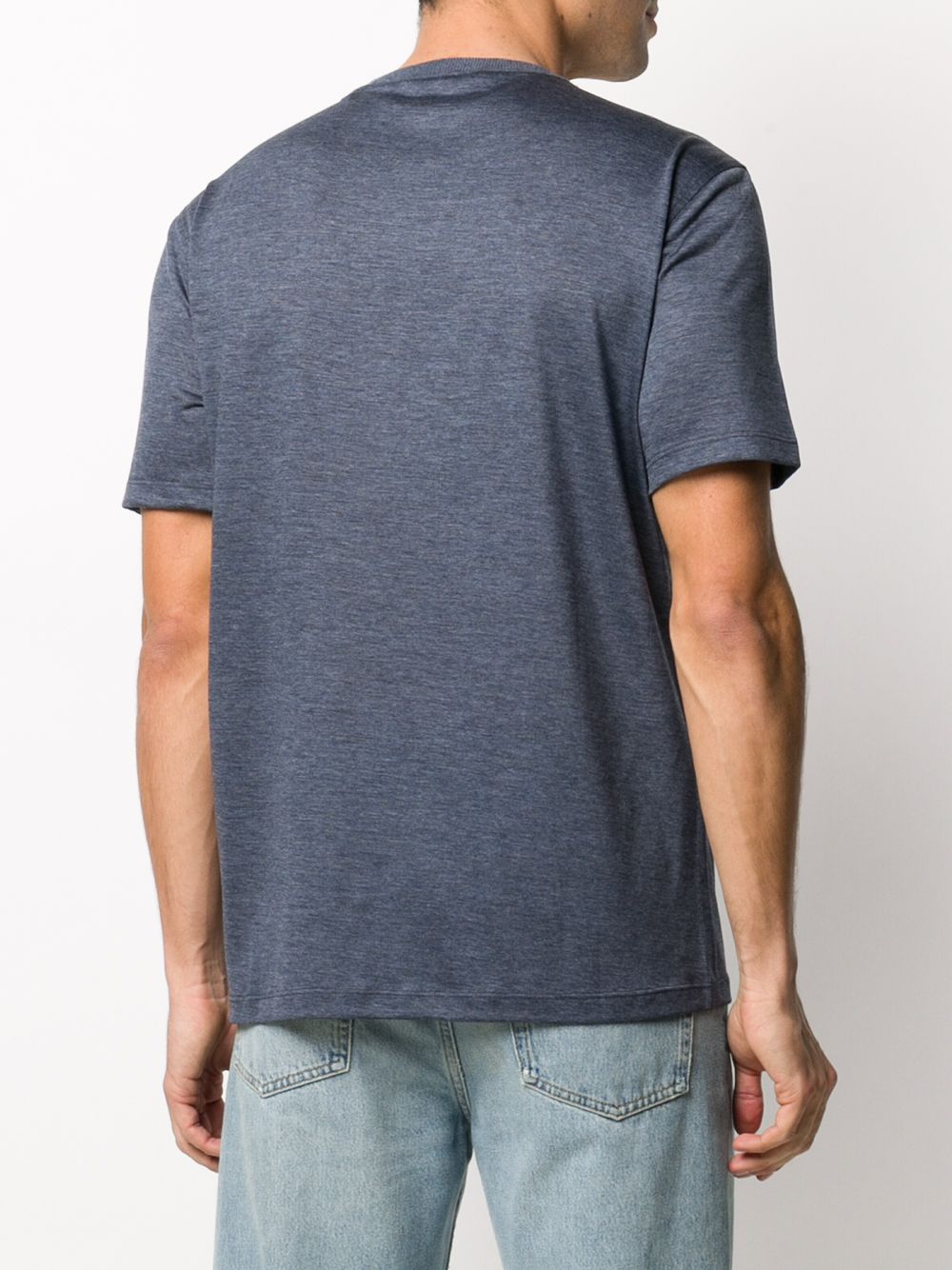 фото Ermenegildo zegna logo-embroidered t-shirt