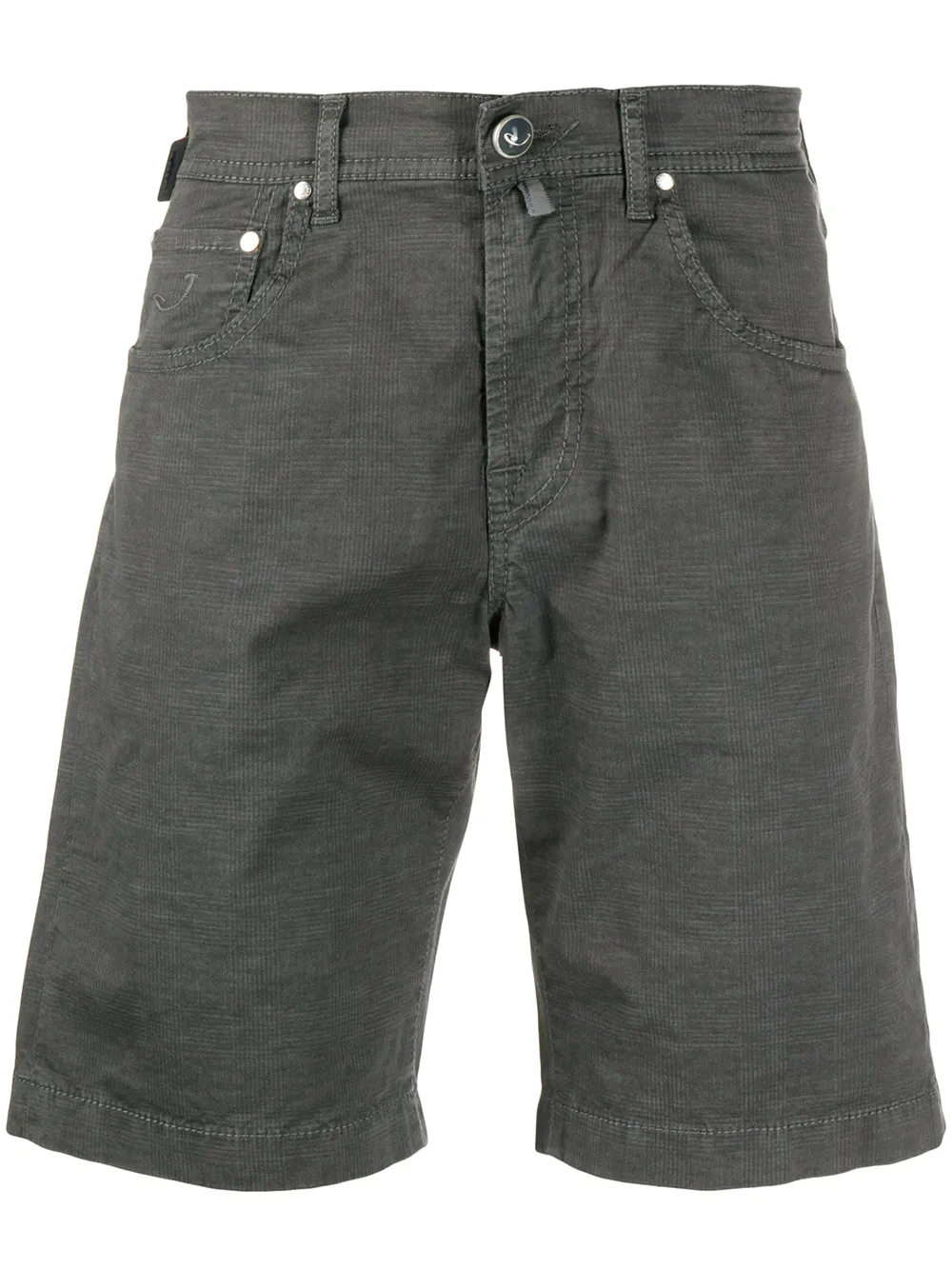 Jacob Cohen Relaxed Denim Shorts In Grey