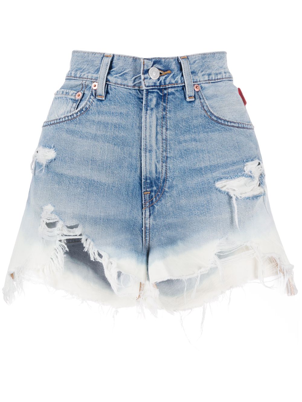 фото Denimist ripped denim shorts