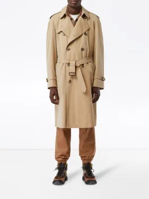 khaki burberry trench coat
