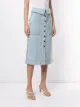 Ulla Johnson تنورة جينز ميدي