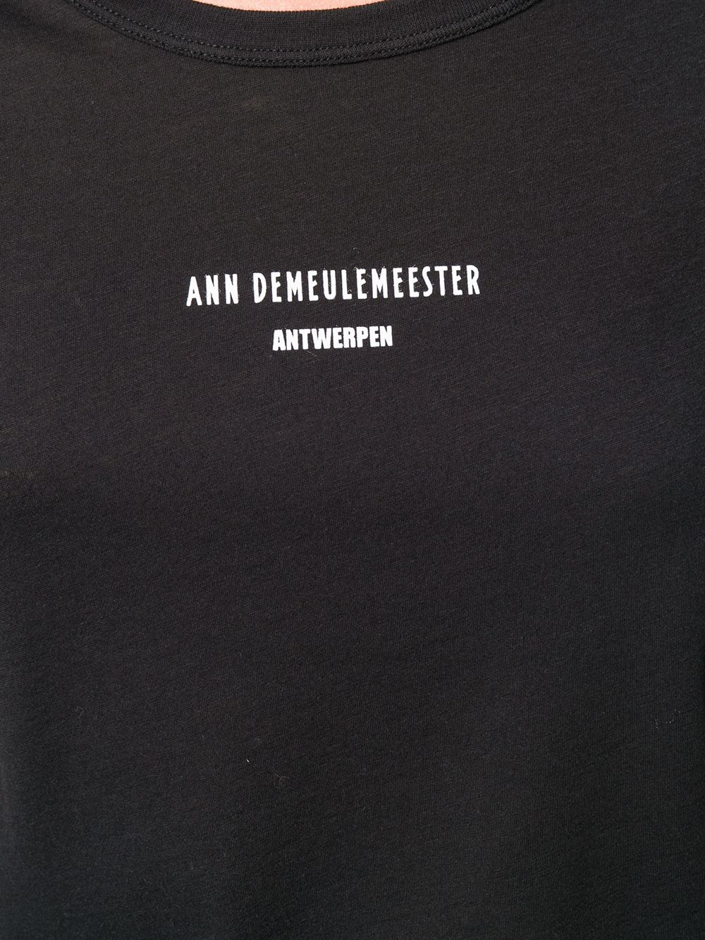 фото Ann demeulemeester футболка с логотипом