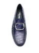 Roberto Cavalli crocodile effect loafers