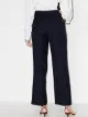 By Any Other Name pinstripe straight-leg trousers