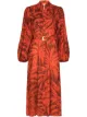 Image 1 of Johanna Ortiz Remembering Us palm-print shirtdress