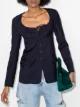 Image 2 of By Any Other Name pinstripe-pattern wool blazer