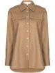 Image 1 of By Any Other Name contrast stitching button-up shirt
