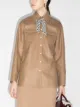 Image 2 of By Any Other Name contrast stitching button-up shirt