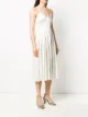 Ermanno Ermanno silk pleated flared midi dress
