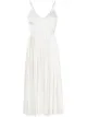 Image 1 of Ermanno Ermanno silk pleated flared midi dress